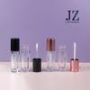 Tubo redondo de pared gruesa Jinze para labial, pared interior con/sin aplicador, 4 ml, mini, líquido de base, sombra de ojos, material de embalaje