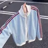 Jaqueta preta elegante com gola alta para homens e mulheres, cardigã de outono cleanfit com ombros caídos, casaco de marca solto e moderno estilo japonês