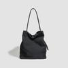 Bolso de Mujer 2026 Nuevo Coreano de Nicho Bolso Cubo Tela de Nylon Bolso de Viaje Bolso Tote de Gran Capacidad Bolso de Hombro para Mujer
