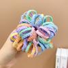 Anillo para el cabello de niños anillo para el pulgar de bebé anillo para toalla de niñas pequeñas cuerda para el cabello banda para el cabello sin costuras accesorios para el cabello al por mayor