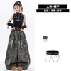Ropa de hip-hop para niñas de jazz, atuendos de baile modernos y geniales para espectáculos infantiles, disfraces de moda para actuaciones callejeras de niñas