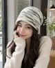 Novo Gorro de Tricô 2026 para Mulheres, Chapéu Versátil de Outono e Inverno, Chapéu de Lã que Afina o Rosto, Chapéu para Adultos de Circunferência Craniana Grande