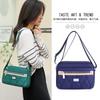 Nova Bolsa Feminina de Grande Capacidade Bolsa de Ombro de Nylon Bolsa da Mãe Bolsa Casual Pequena Bolsa Quadrada Lingge Compras Cor Sólida Bolsa Feminina da Moda