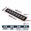 Orificio de Ventilación Disipación de Calor Negro Plateado Gabinete para Zapatos Rectangular Malla Transpirable Gabinete de Ventilación Armario de Vestir Aleación de Aluminio Malla Transpirable