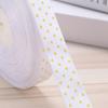 Cinta Básica de Color Sólido con Lunares Ondulados Accesorios de Ropa Decoración Cinta de Lunares Hecha a Mano DIY Decoración Cinta para Envolver Regalos