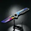 Delta S11 Temporada Reimaginada: Cuchillo de Juguete Articulado Modelo Arma, Giratorio, Pieza Decorativa, Artesanía Hecha a Mano, Regalo