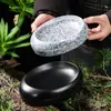 Vajilla de Melamina Estilo Montaña, Plato Especial para Guarnición de Hot Pot de Sopa Ácida de Hongos de Yunnan, Plato Artístico Comercial para Hot Pot de Pasta de Camarones y Carne