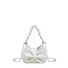 Bolsa Quadrada Pequena Doce da Moda para Mulheres, Nova Bolsa de Ombro com Corrente e Laço Outono 2026, Bolsa Transversal Fashion