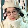 Gafas Marrón Mocha para Miopía Montura Ins Estilo para Niñas Anti Luz Azul Estilo Caliente de Douyin Se Pueden Equipar con Lentes Planas de Graduación