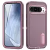 Adecuado para Google Pixel 9 Pro Funda Protectora a Prueba de Tres Elementos Pixel 9 XL Soporte Funda Protectora Tres en Uno