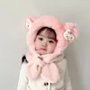 Gorro de Bebé Otoño e Invierno Lindo Cordero Bebé Felpa Protección de Orejas Gorro Cálido y Grueso de Punto para Niños y Niñas Invierno