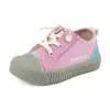 Zapatos de Lona para Niños Estilo Otoño Nuevo Topstar2024, Zapatos para Niños Estilo Coreano de Color Contrastante, Zapatos para la Entrada al Jardín de Infancia