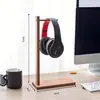 Soporte para Auriculares de Madera Maciza Soporte de Exhibición In-Ear Colgante Retro Soporte de Exhibición de Colgantes Perchero Almacenamiento de Joyería
