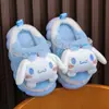 Novas pantufas de algodão infantis para outono e inverno para meninos e meninas, pantufas fofas de desenho animado para casa para meninas, pantufas de algodão para bebês e crianças pequenas