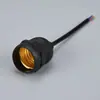 Portalámpara colgante LED de bajo consumo e27 resistente a altas temperaturas ignífugo de rosca blanco marfil impermeable portalámpara colgante en espiral