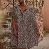 Moda transfronteiriça outono e inverno: vestidos soltos com estampa de leopardo e modelos de camisa de manga curta, desbloqueando novos looks casuais para o dia a dia, inspirados na moda coreana e japonesa