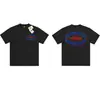 Camiseta de Manga Curta Corteiz Mesmo Estilo AFUO Gíria de Rua para Homens e Mulheres Etiqueta Redonda Estampa de Slogan Venda por Atacado de Fábrica