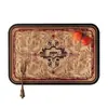 Tapete de Jantar para Casa Estilo Americano de Luxo Leve, Lavável, Impermeável, à Prova de Óleo, Tapete de Mesa de Couro, Tapete Resistente ao Calor para Pratos, Tapete para Tigelas, Tapete de Jantar