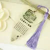 Marcador de estilo chino en stock marcador creativo de vena de hoja de poesía clásica para enviar a amigos extranjeros regalo de graduación marcador al por mayor