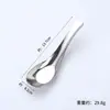 Cuchara de Acero Inoxidable para Uso Doméstico, Cuchara para Comer Infantil, Cuchara para Sopa de Adulto, Cuchara Plana Espesada, Cuchara Profunda para Sopa, Exportación