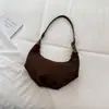 Bolso de ante tipo dumpling estilo retro Melard para mujer, nueva colección otoño/invierno 2026, bolso de hombro para debajo del brazo casual de nicho y minimalista
