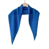 Bufanda Triángulo Engrosada Patrón de Diamantes 100% Lana Bufanda Cruzada Otoño/Invierno Nuevo Estilo Cálida Color Sólido Bufanda Pequeña para el Cuello para Mujer