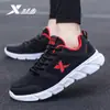 Zapatos de Hombre Xtep 2026 Zapatillas para Correr Zapatos Casuales para Hombre Genuinos Primavera y Otoño Negro Transpirables Zapatos Deportivos Tecnología de Hidrógeno