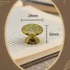 Accesorios de Cuentas de Plástico Electroplateado para Tapas de Cajas de Pañuelos, Mangos de Ceniceros y Tapas de Botes con Sello de Alce