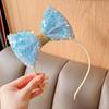Diadema de corona de pedrería para niña Corea del Sur seersucker niños cumpleaños tocado Horquilla de princesa accesorios para el cabello de bebé no aprieta