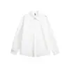 Camisa de manga larga negra mate minimalista estilo coreano, tapeta oculta, corte holgado, hombros caídos, estiliza, camisa de hombre para el día a día