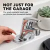 ¡Guau, líquido de reparación plateado cromado para coche, pintura de reparación de rayones para tiras brillantes de metal, agente restaurador de color para tiras decorativas de carrocería de coche