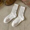 Calcetines Japoneses de Media Pantorrilla para Primavera y Verano, Calcetines Gruesos de Punto Retro Holgados para Hombres y Mujeres, Calcetines Deportivos de Algodón Puro para Verano, Calcetines Zhuji al por Mayor