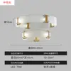 Lámpara de araña para restaurante transfronterizo, luz de anillo circular de lujo ligero, lámpara colgante de cristal personalizada para sala de estar, recepción de hotel, vestíbulo, modelo nuevo 2026