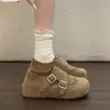 Zapatos Birkenstock Sencillos de Color Sólido con Suela Gruesa Estilo Retro de Moda para Mujer Modelo Nuevo Primavera 2026 con Aumento Oculto de Altura y Diseño de Boca Baja