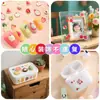Pegatinas Creativas Lindas de Dibujos Animados Impermeables Lazo Patrón de Fruta DIY Graffiti Estéreo Relieve Pegatinas para Estudiantes y Niños