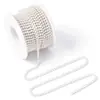 Cadena de Garra de Perla Cifrada Color AB de 2 mm a 6 mm Cadena de Garra con Strass Base Dorada y Plateada Taladro de Garra Cadena Pegatina para Teléfono Móvil DIY Venta al por Mayor