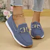 Zapatos para mujer de talla grande transfronterizos de Amazon, nuevo modelo 2025, zapatillas para todas las estaciones, de corte bajo, moda para mujer, talla 43
