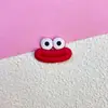 Desenhos animados grandes olhos de salsicha cola macia acessórios PVC Celular Caso Sapatos Armazenamento de brinquedos de pelúcia Caixa Copo de água Remendo