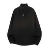 Suéter para Hombre Otoño e Invierno Color Sólido Jersey Casual Tejido Suéter Juvenil Manga Larga Sudadera Cálida Suéter Juvenil