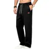 Pantalones largos deportivos y casuales de punto jacquard de peso pesado para hombre, de pierna recta, para otoño e invierno, Amazon transfronterizo europeo y americano, pantalones de chándal para hombre