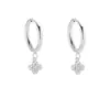 Exquisitos Pendientes de Zirconia, Clips para Orejas para Mujer, Acero Inoxidable, Múltiples Estilos a Elegir, Pendientes Retro Franceses, Suministro Directo de Fábrica