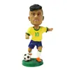 Figura de resina de estrella de fútbol versión Q con cabeza que se balancea, adorno de escritorio para fans, artesanías, suministro para comercio exterior