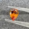 Fábrica de Origem Cultiva Pedras Preciosas Coloridas em Formatos Redondo e Oval, Incluindo Safiras Laranjas, Pedras Soltas e Pedras Preciosas Sintéticas Cultivadas em Laboratório