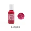 Material de gota de cola de cristal DIY cor pérola tingimento de correspondência de cores finas molde de silicone gota de cola AB pó de glitter pérola gota de cola fina