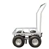 Carro de Herramientas de Ferretería, Carro Plano para Transportar Mercancías, Carro Silencioso de 4 Ruedas para Carga Logística, Carro de Herramientas de Fábrica