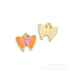 Accesorios de Colgante de Gota de Aceite de Mariposa Colorida de Dibujos Animados Llavero Pulsera Collar Pendientes Accesorios de Colgante de Joyería