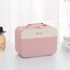 Macaron Costura Duas Cores Estojo de Maquiagem Portátil Celebridade Cibernética Desenho Animado Bolsa de Higiene Pessoal para Viagem Bolsa de Maquiagem Conjunto de Tamanhos Grande e Pequeno