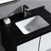 Gabinete de Baño Cerámica Lavabo Integrado Baño Puerta Doble Gabinete de Baño Lavabo Lavabo Combinación Panal de Aluminio