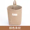 Almacenamiento de Escritorio Creativo de Algodón Lino Colgante Trasero de Puerta de Dormitorio Almacenamiento de Pared Bolsa Colgante Cesta de Almacenamiento de Yute