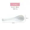 Jingdezhen Branco Puro Osso de Porcelana Colher Pequena para Sopa Doméstica Cerâmica Cabo Longo Colher de Arroz Colher para Tempero Colher Pequena Fábrica Atacadista